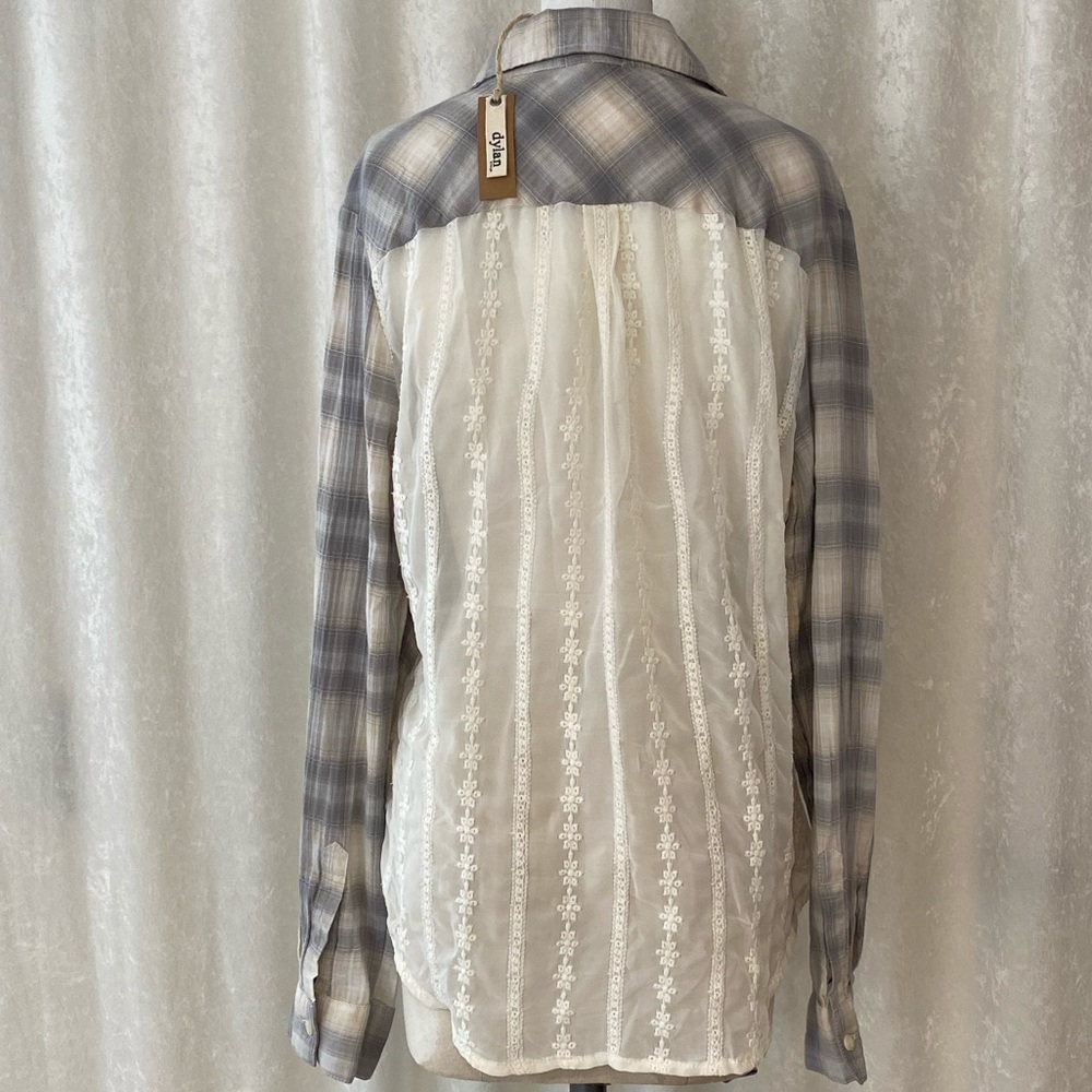 Dylan Lace-Backed Flannel